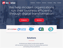 Tablet Screenshot of doitwise.com